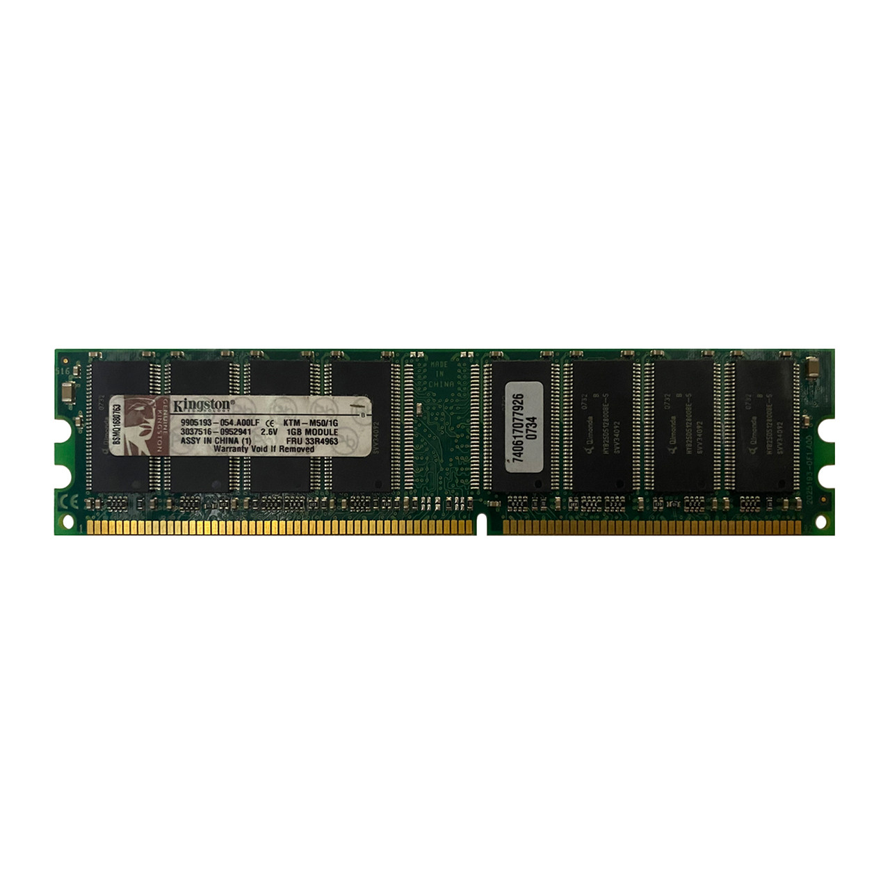 IBM 33R4963 1GB PC-3200 DDR Memory Module
