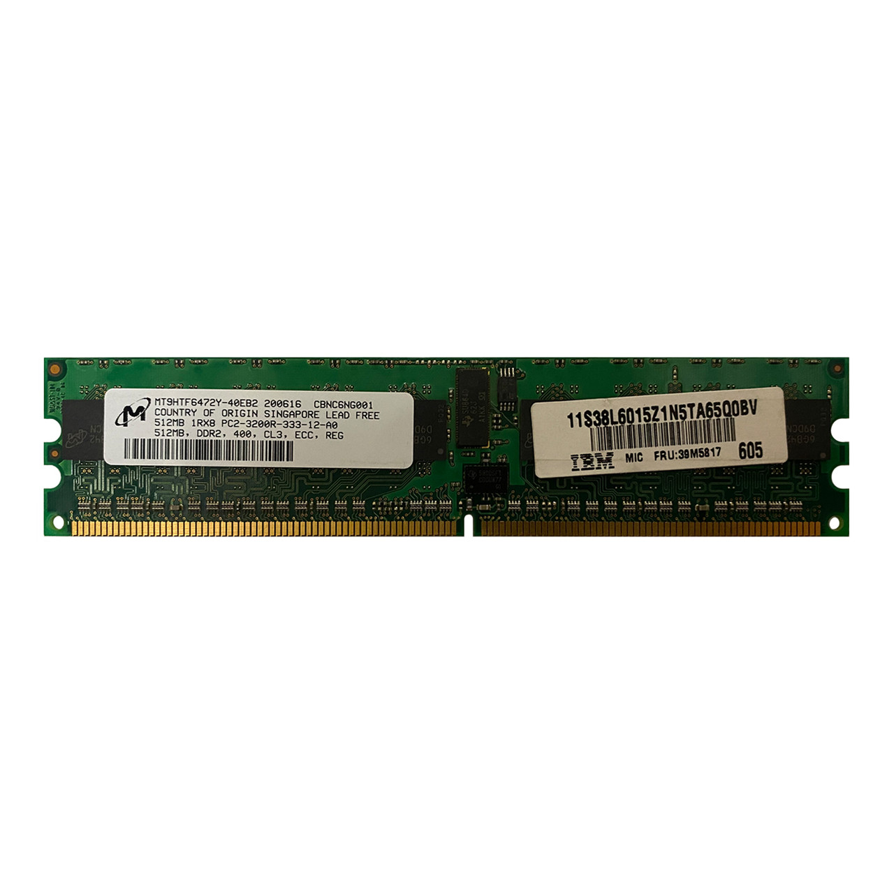 IBM 39M5817 512MB PC2-3200 DDR Memory Module 38L6015