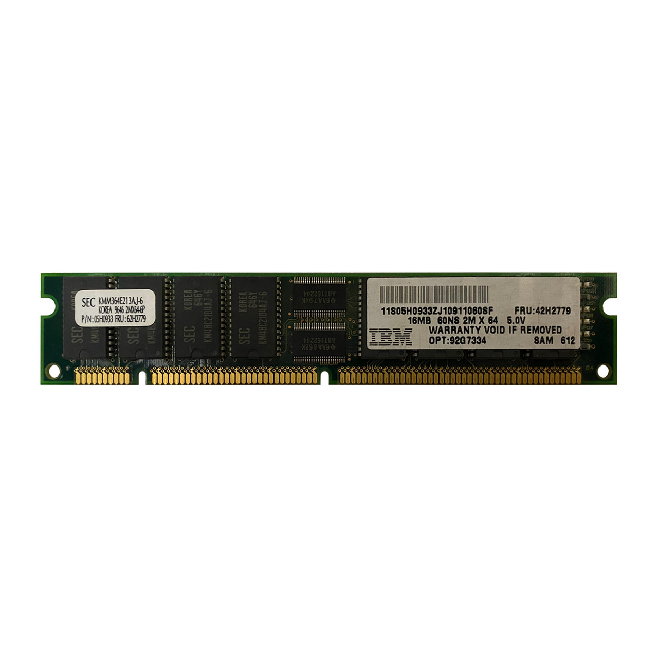IBM 42H2779 16MB ECC Memory Module 92G7334