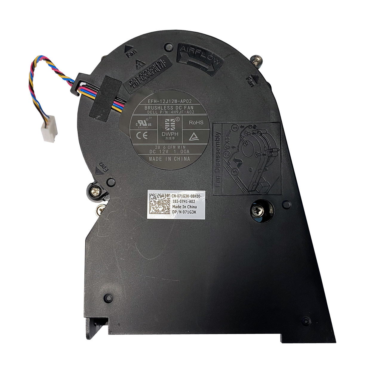 Dell 71G3K | 4H9JF | EFH-12J12W-AP02 - Serverworlds