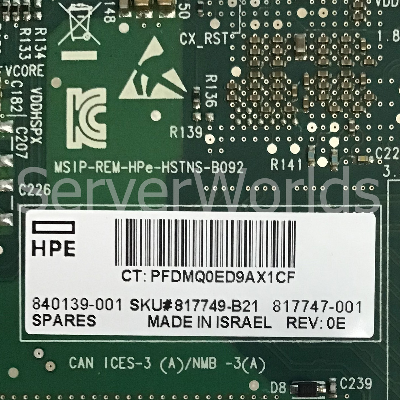 HPe 840139-001 640FLR 10/25GB Dual Port SFP28 Adapter