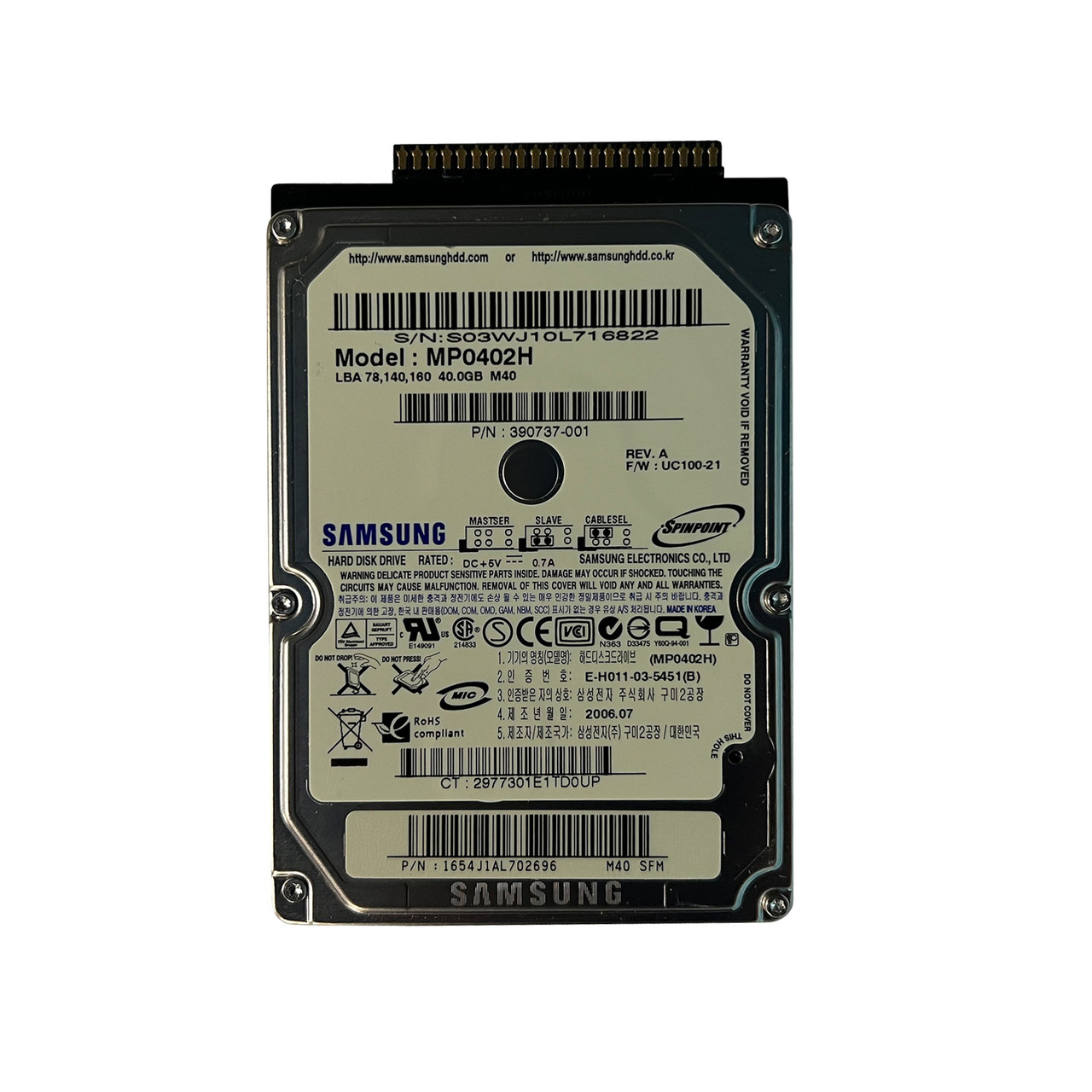 HP 390737-001 | MP0402H - Serverworlds