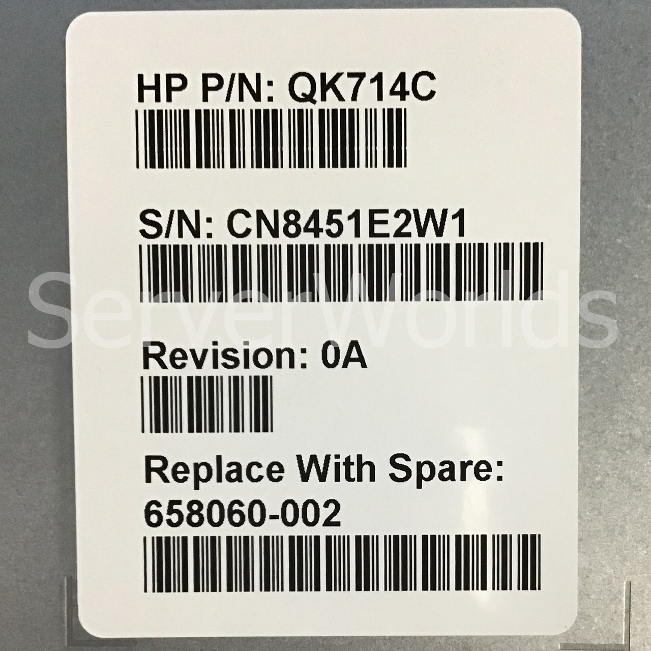 HPe 658060-002 SN8000B 48Port 16GB FC Blade QK714C 60-1001945-16