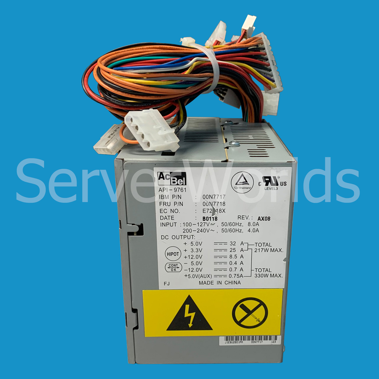 IBM 00N7717 330W Power Supply x220 00N7718