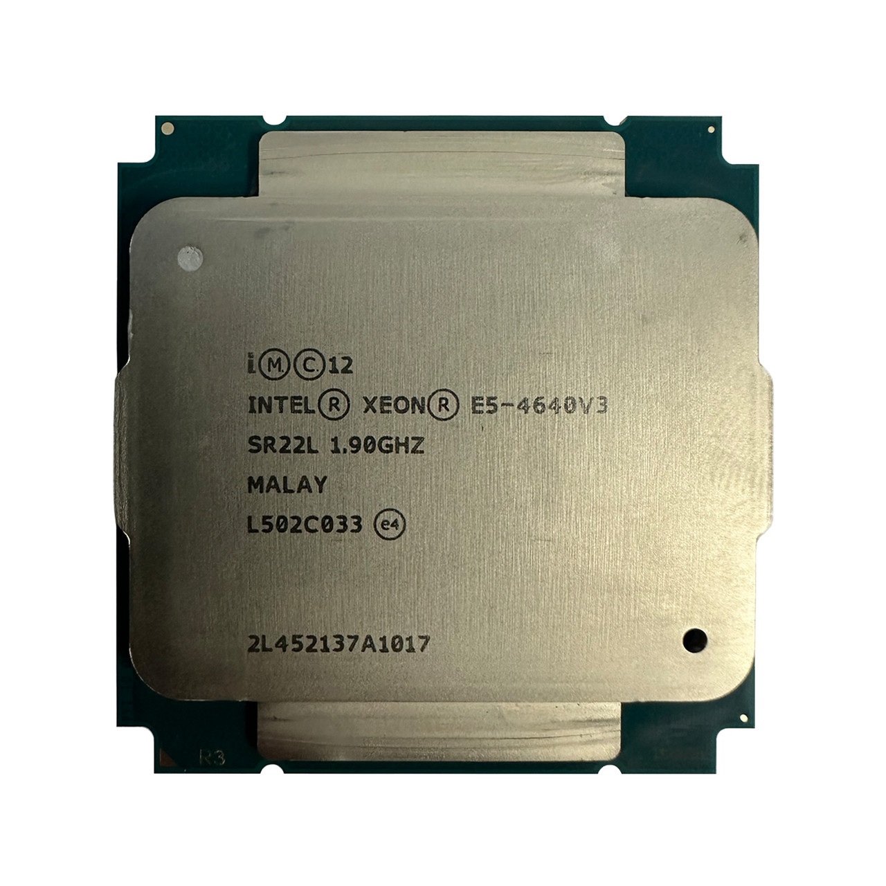 Intel SR22L Xeon E5-4640 V3 12C 1.9GHz 30MB 8GTs Processor