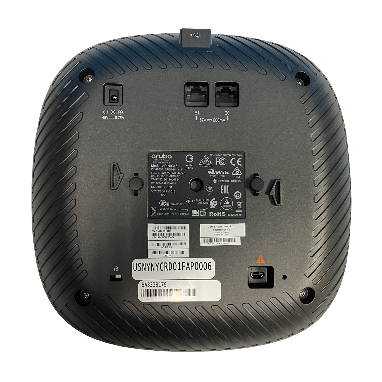 HPe JZ033A Aruba AP-345 US Access Point AP-345-US APIN0345