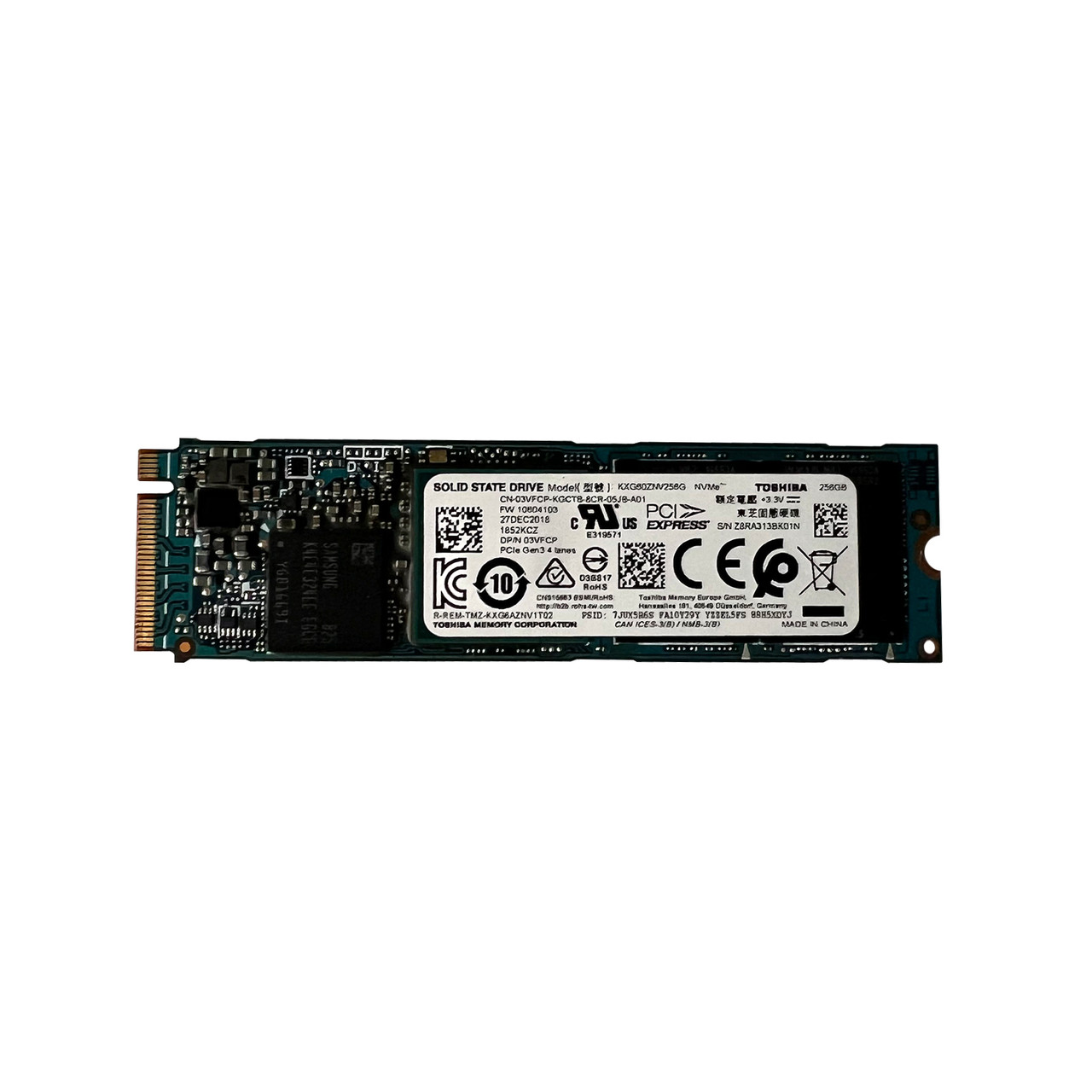 Dell 3VFCP | KXG60OZNV256G - Serverworlds