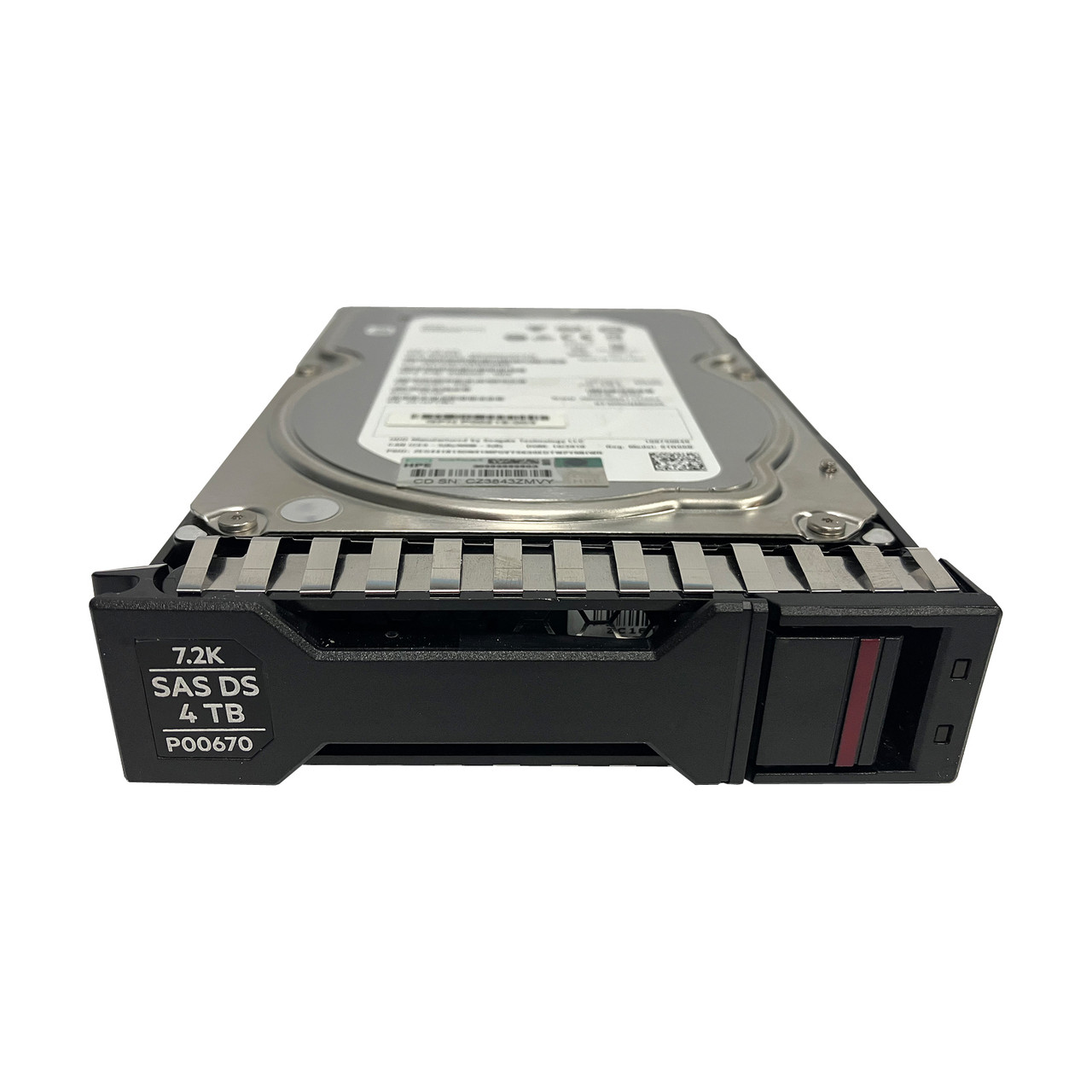 HPE SAS 4TB×4台 SASコントローラー付 HPE 4TB SAS 12G 7.2K LFF SC DS HDD (872745-001) for Gen9/Gen10