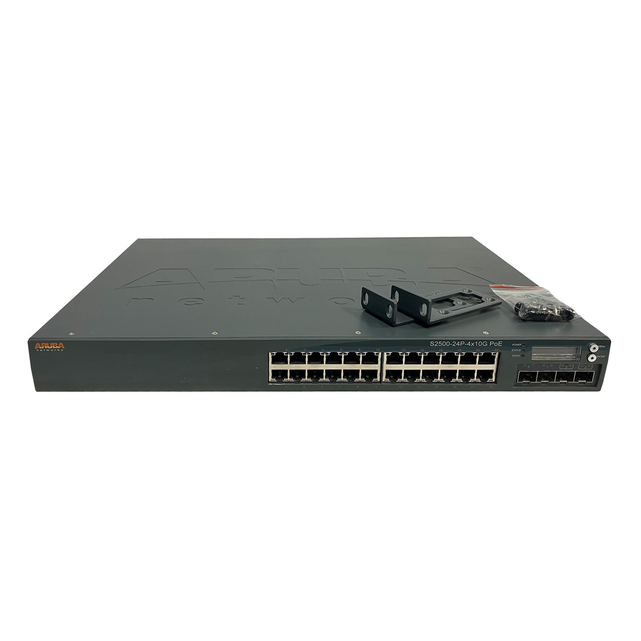 HP JW668A S2500-24P 24Port 1000BaseT PoE+ SFP / SFP+  w/ AC PS switch