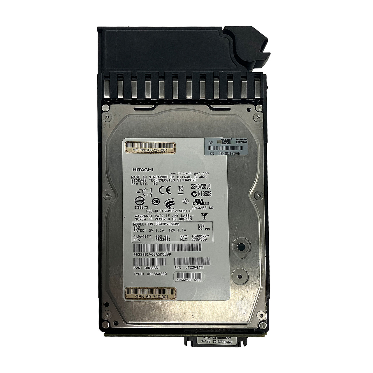 HP 601775-001 300GB 15K 3.5" SAS DP MSA HDD HUS156030VLS600 606227-001