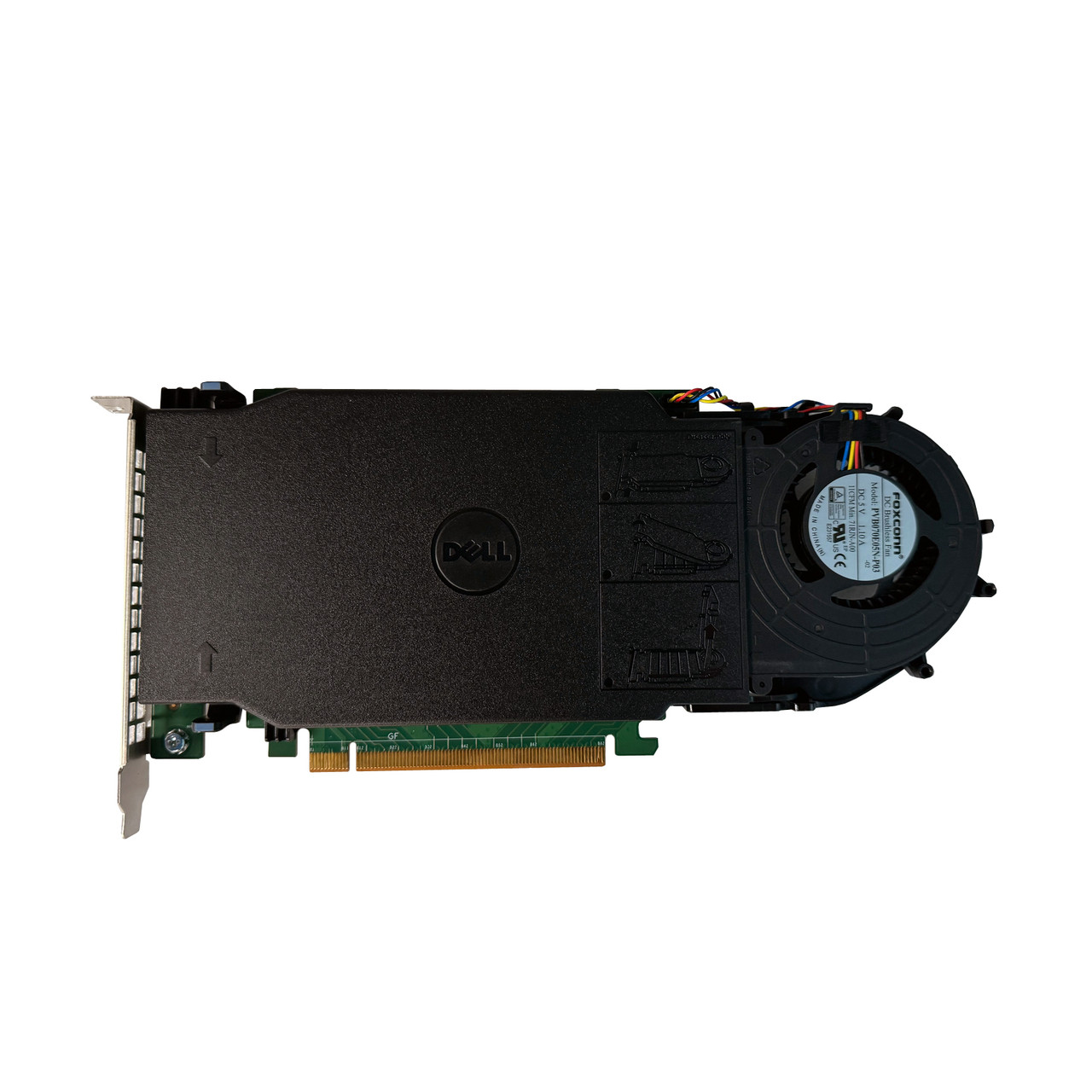 Dell 3J7WX | Ultra SSD M.2 PCIe x4 Quad Port Adapter - Serverworlds