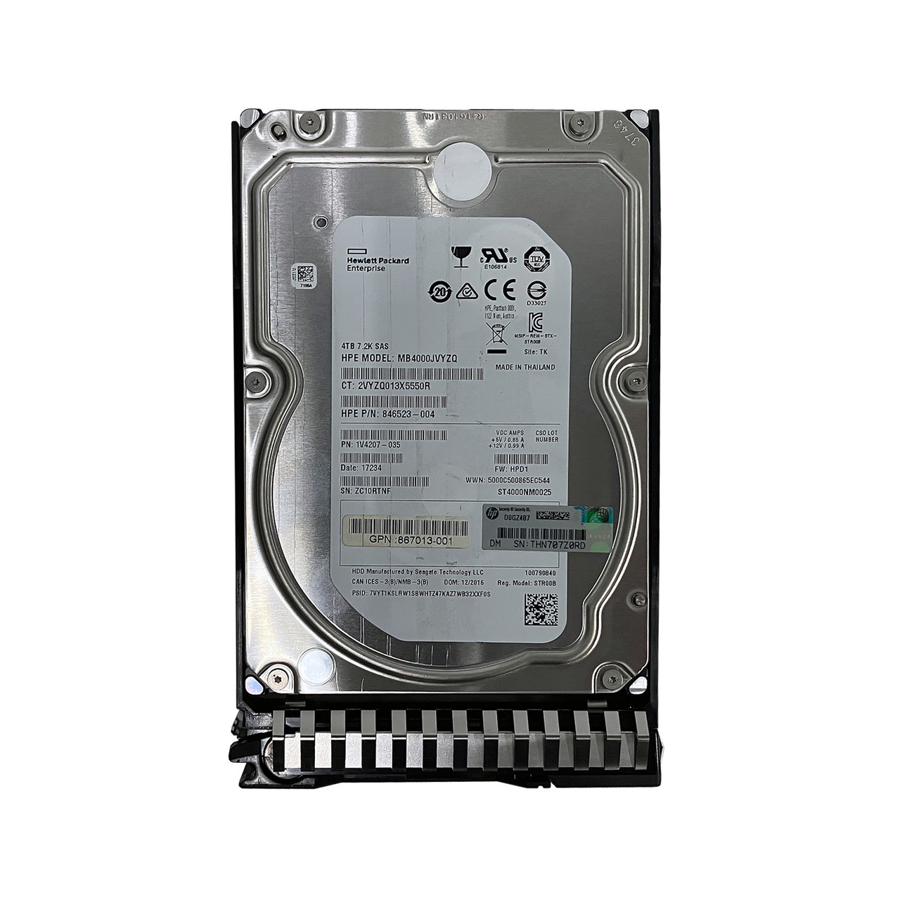 HP 869726-001 4TB SAS 7.2K 12GBPS 3.5
