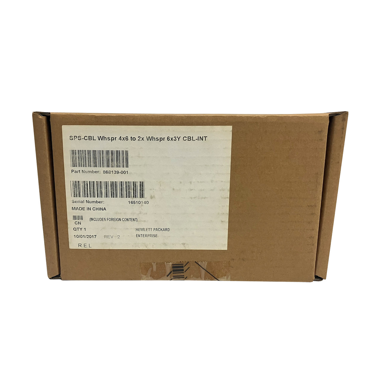 HPe 868139-001 4x6 to 2x Whisper 6x3Y High Speed Fabric Cable 867256-002