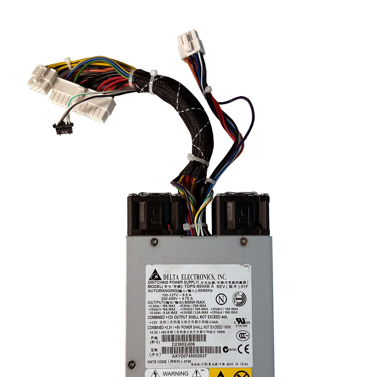 Delta TDPS-600AB A 600W Power Supply D23602-006