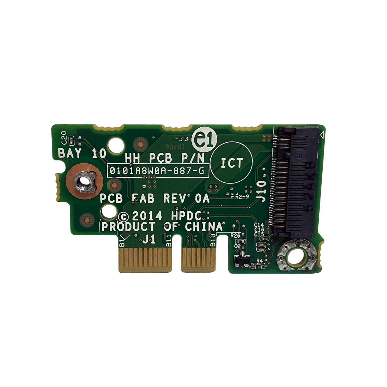 HPe 800371-001 NGFF RIser Card M.2  SATA Kit 778152-001 798190-B21