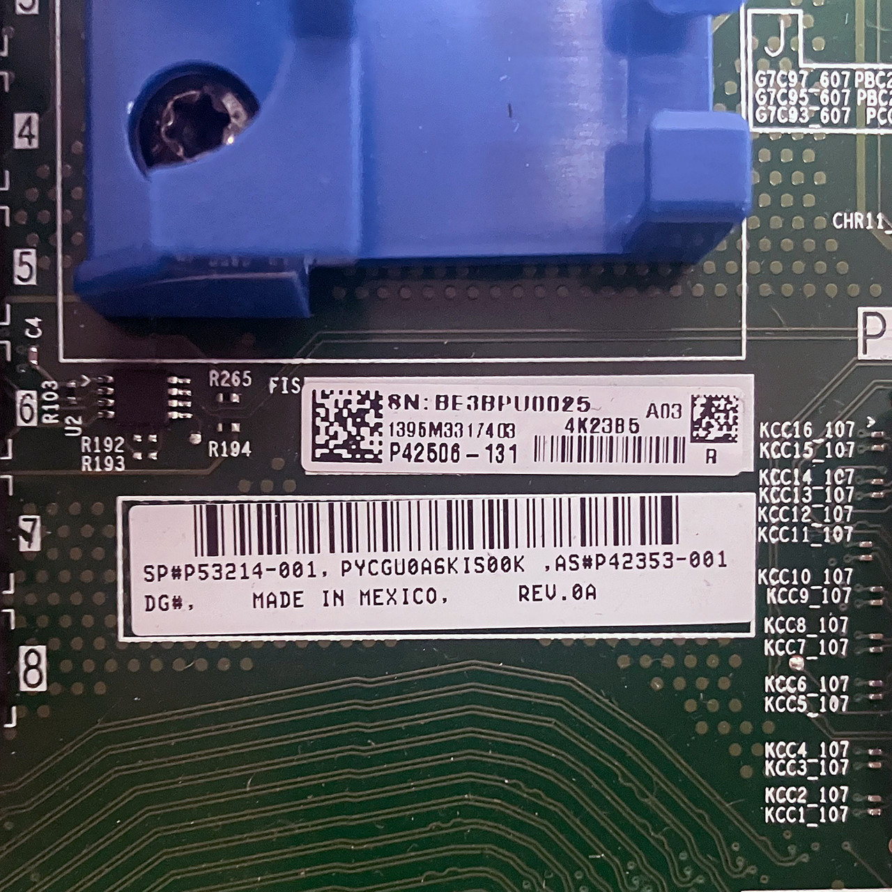 HPe P53214-001 DL360 Gen11 System Board P42353-001 - Serverworlds