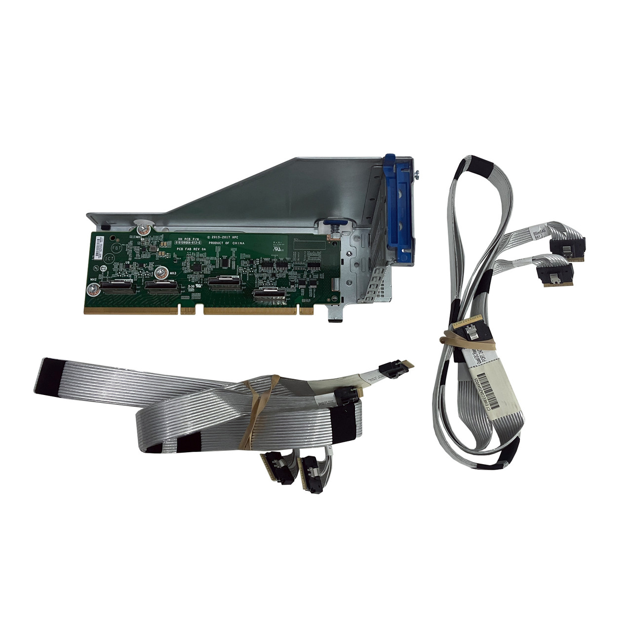 HPe 873732-B21 PCI Riser 4P Slim 2nd Riser SAS NVME Board with cables 