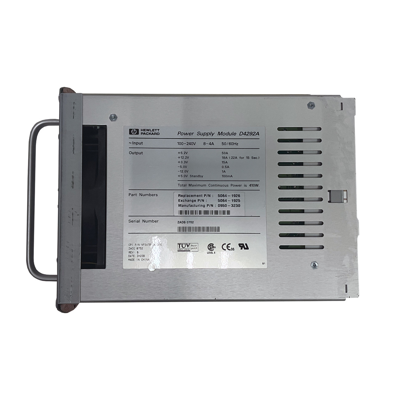 HP D4292A Netserver LX Pro Power Supply 5064-1926 5064-1925 0950-3230