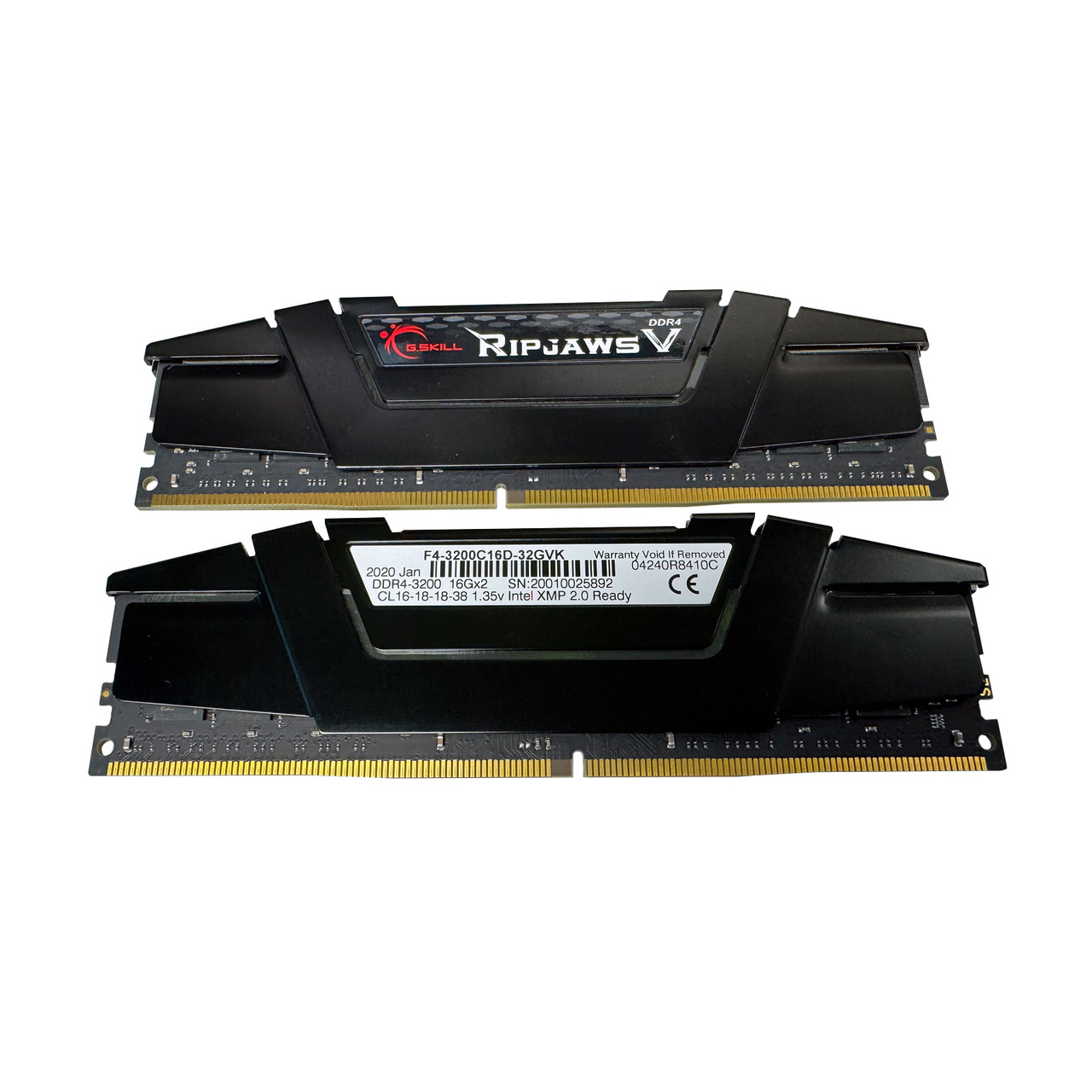 Ddr4 Memory G Skill Ripjaw V 3200 F4-3200C16D-32GVK Overview