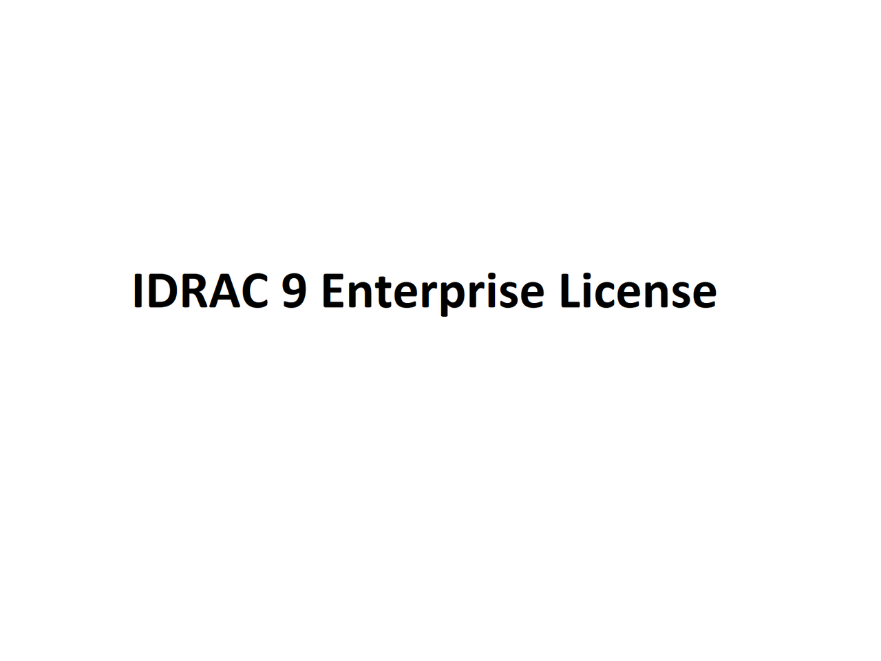 Idrac 10 Enterprise License