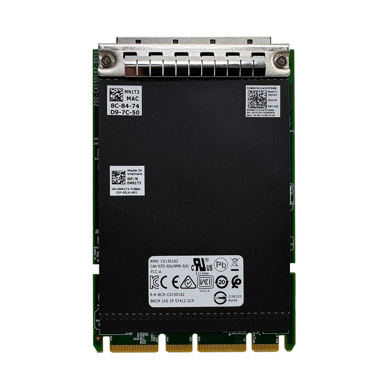 Dell MN1T3 Broadcom 57412 Dual Port 10GB Copper OCP Dell MN1T3 Broadcom 57412 Dual Port 10GB Copper OCP