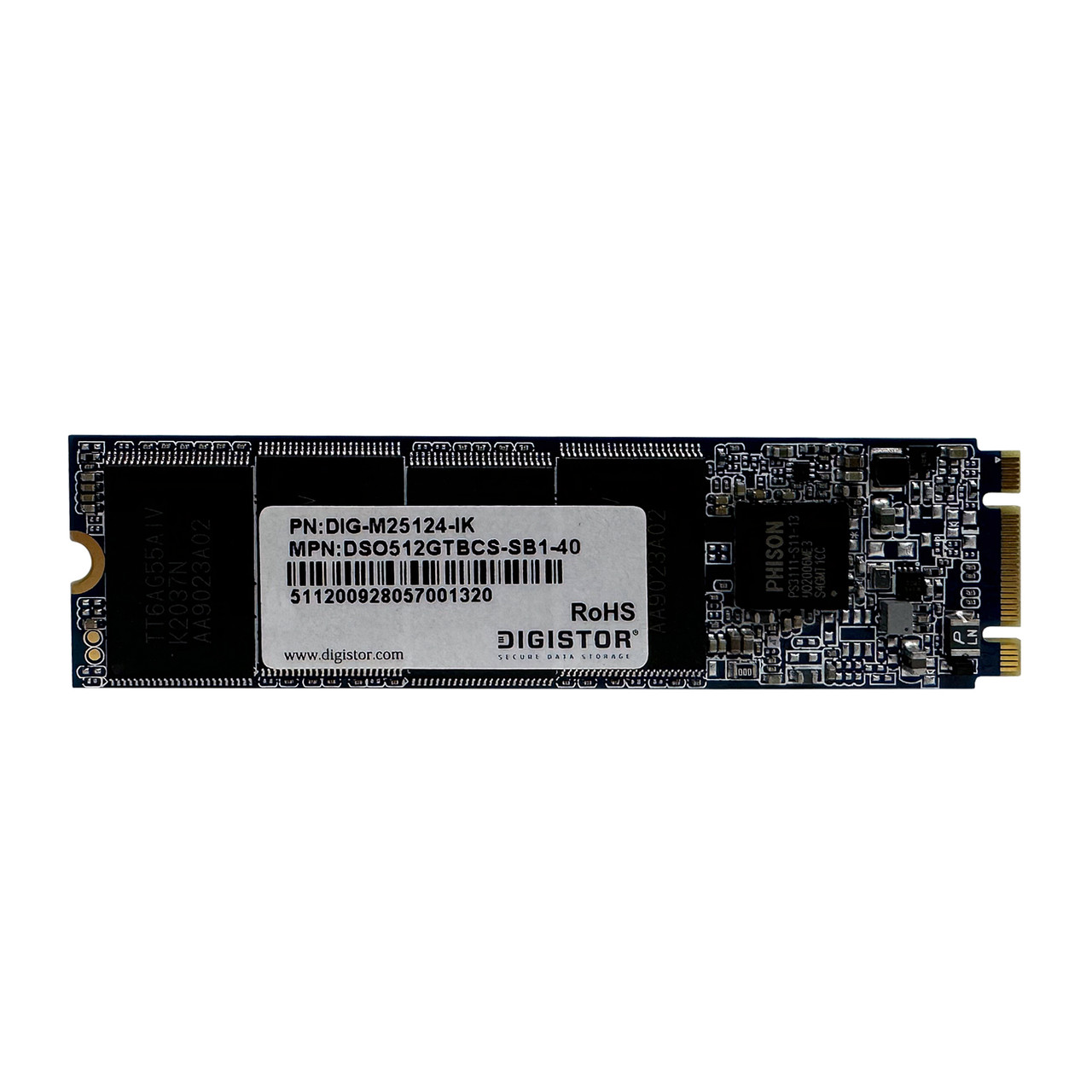 Dell M2KCX DIGISTOR 512GB 6GBPS M.2 SATA SSD DIG-M25124-IK DSO512GTBCS-SB1-40