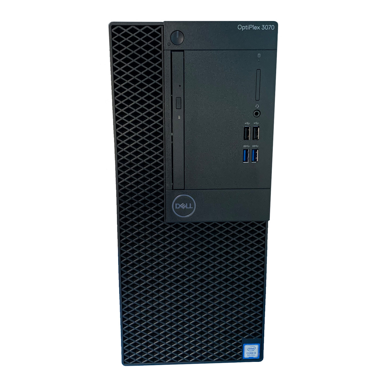 Refurbished Dell OptiPlex 3070 Tower, i3-9100 QC 3.6Ghz, 16GB, 256GB NVMe SSD
