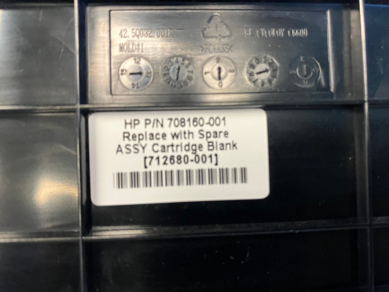 HP 712680-001 Moonshot Cartridge Blank 708160-001