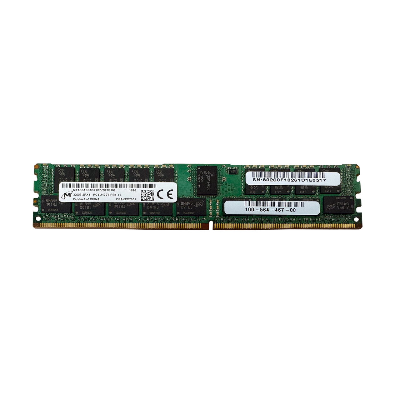 MICRON MTA36ASF4G72PZ-2G3B1IG 32GB PC4-2400T DDR4 Memory Module