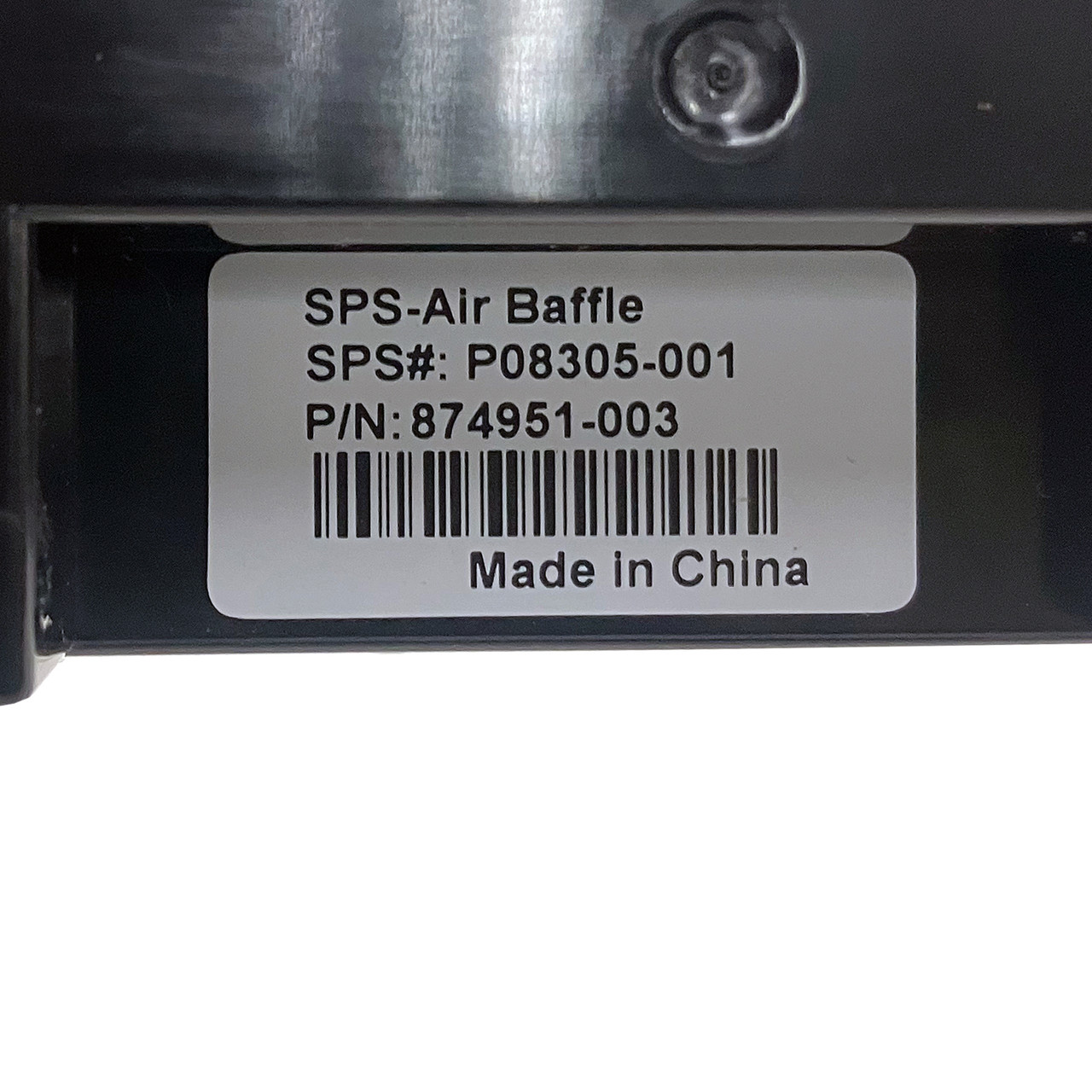 HPe P08305-001 Air baffle ML350 Gen10 874951-003