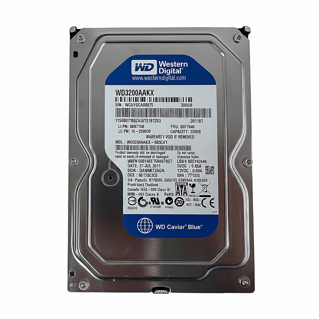 LENOVO 03T7040 320GB 7.2K 6G SATA 3.5" HDD WD3200AAKX