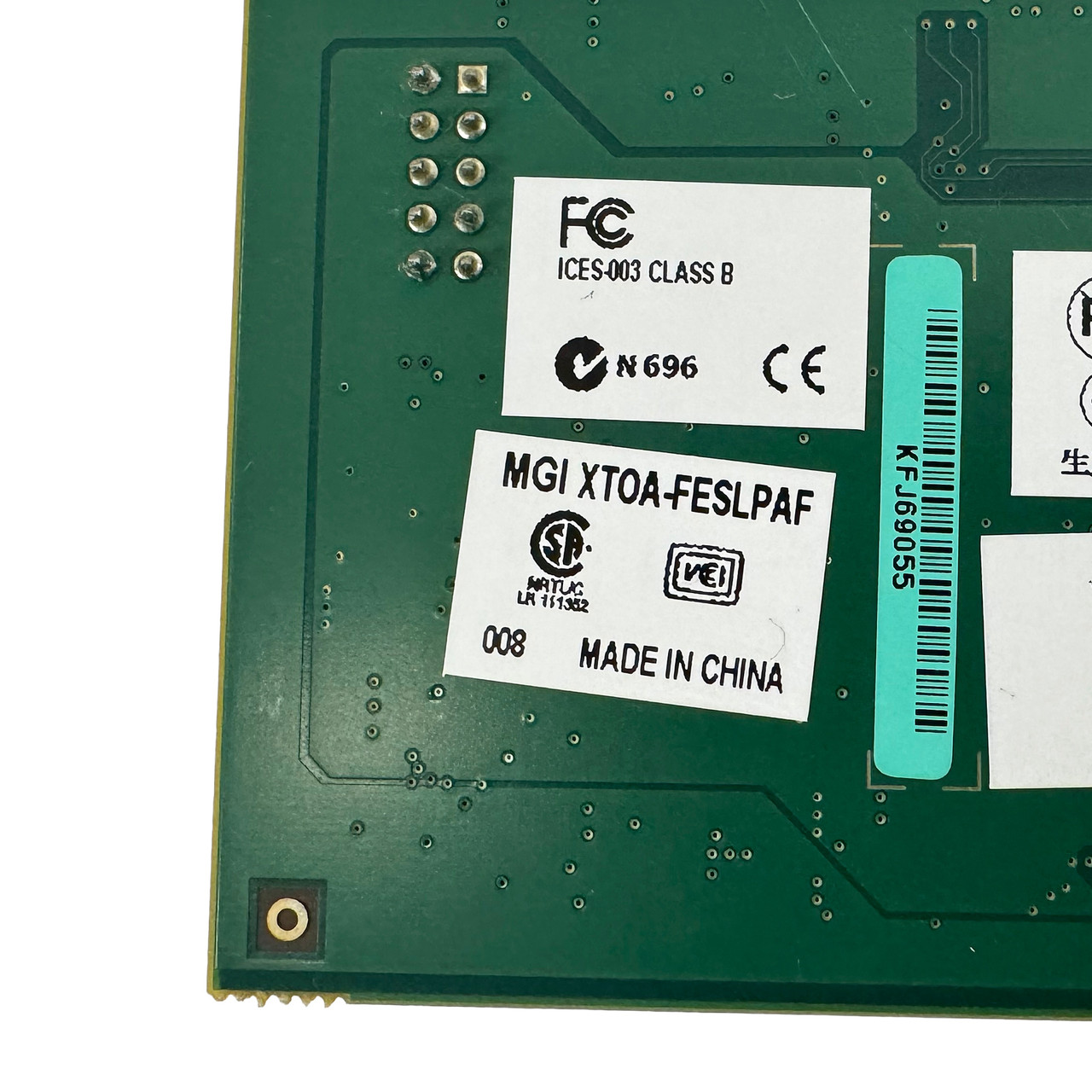 MATROX XTOA-FESLPAF Fiber Optic PCI-E X1 Interface Card FH