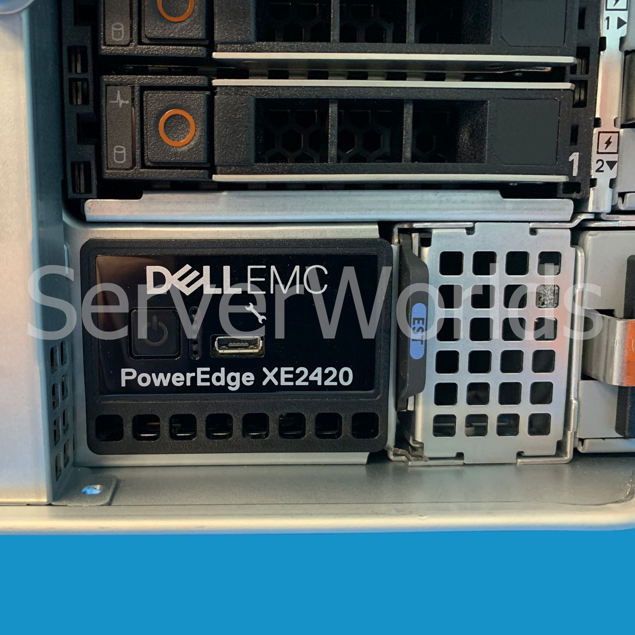 Refurbished PowerEdge XE2420 Server, 2 x Silver 4208 8C, 32GB, 1 x 960GB NVMe