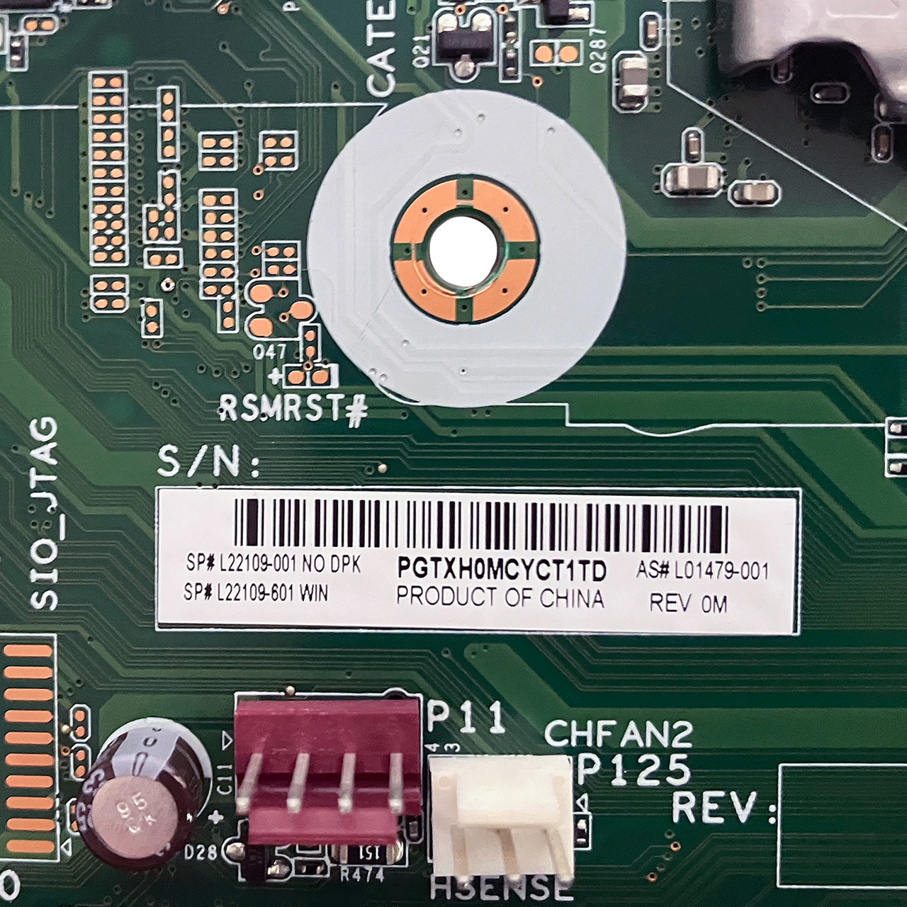 HPe L22109-001 Elitedesk 800 / 880 G4 Tower System Board L22109-601 L01479-001