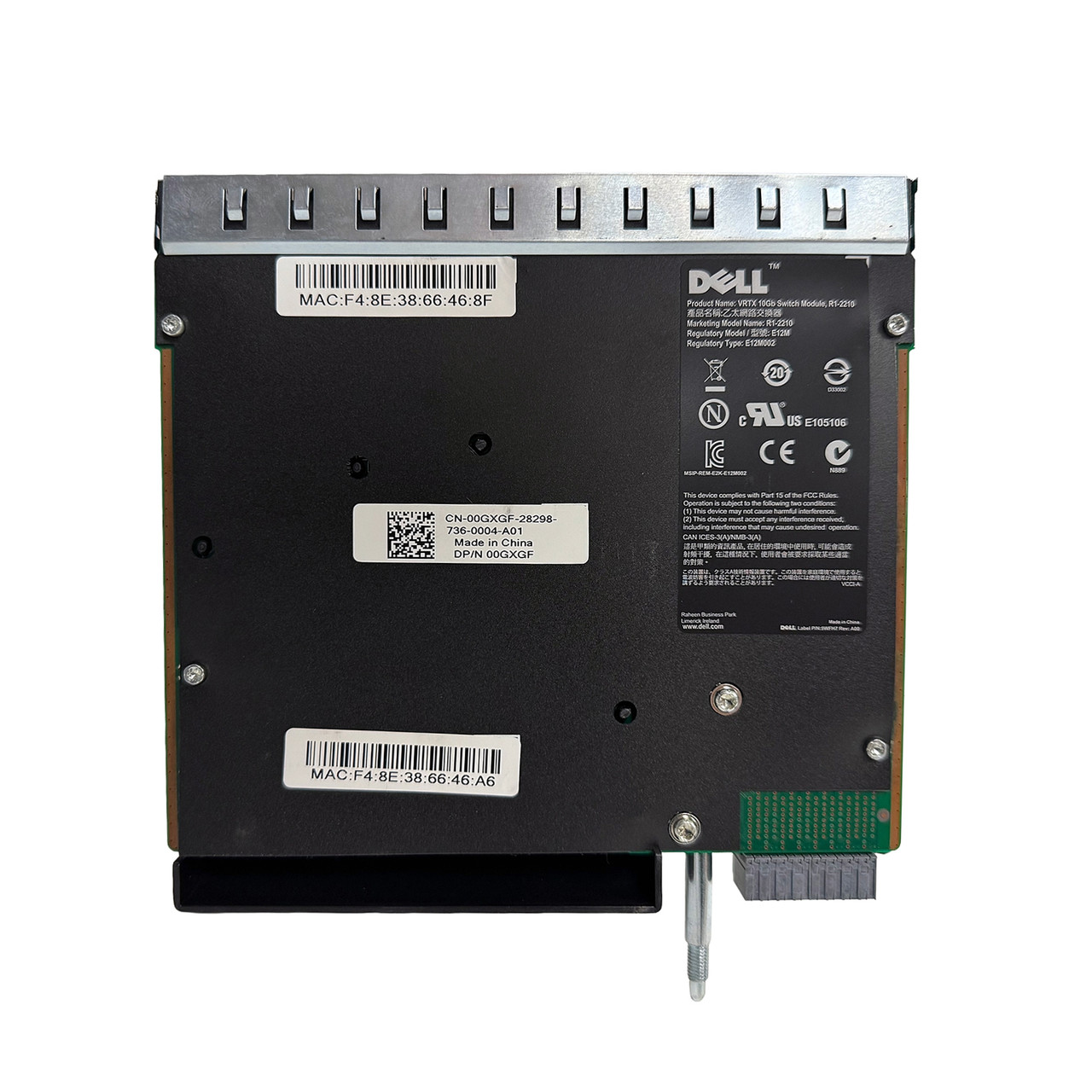 Dell 0GXGF PowerEdge VRTX 10GB SFP Network Module