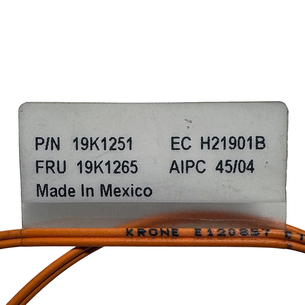 IBM 19K1265 1M LC-LC Fibre Channel Cable 19K1251