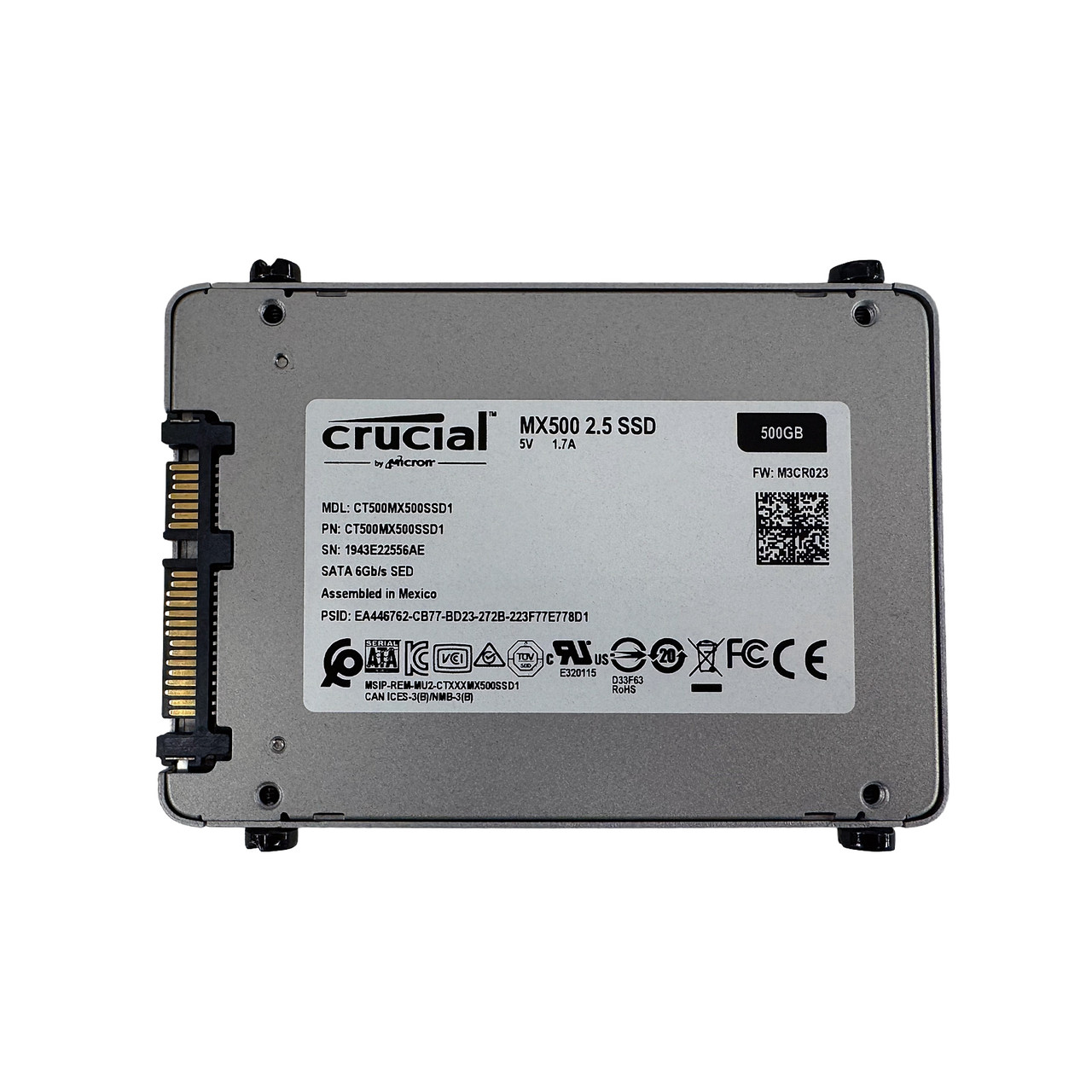 CRUCIAL CT500MX500SSD1 500GB 6G SATA 2.5" SSD
