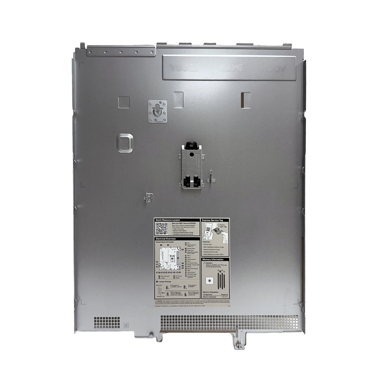 PowerEdge R250 Metal Top Panel