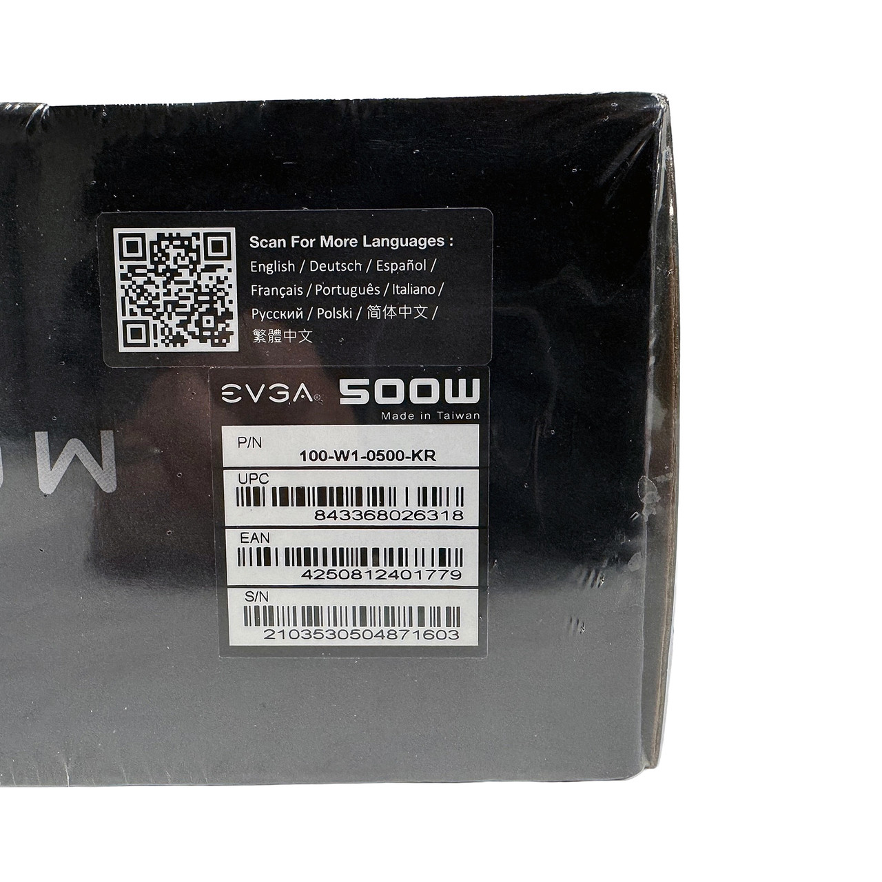 EVGA 100-W1-0500-KR 500W 80+ Standard Power Supply