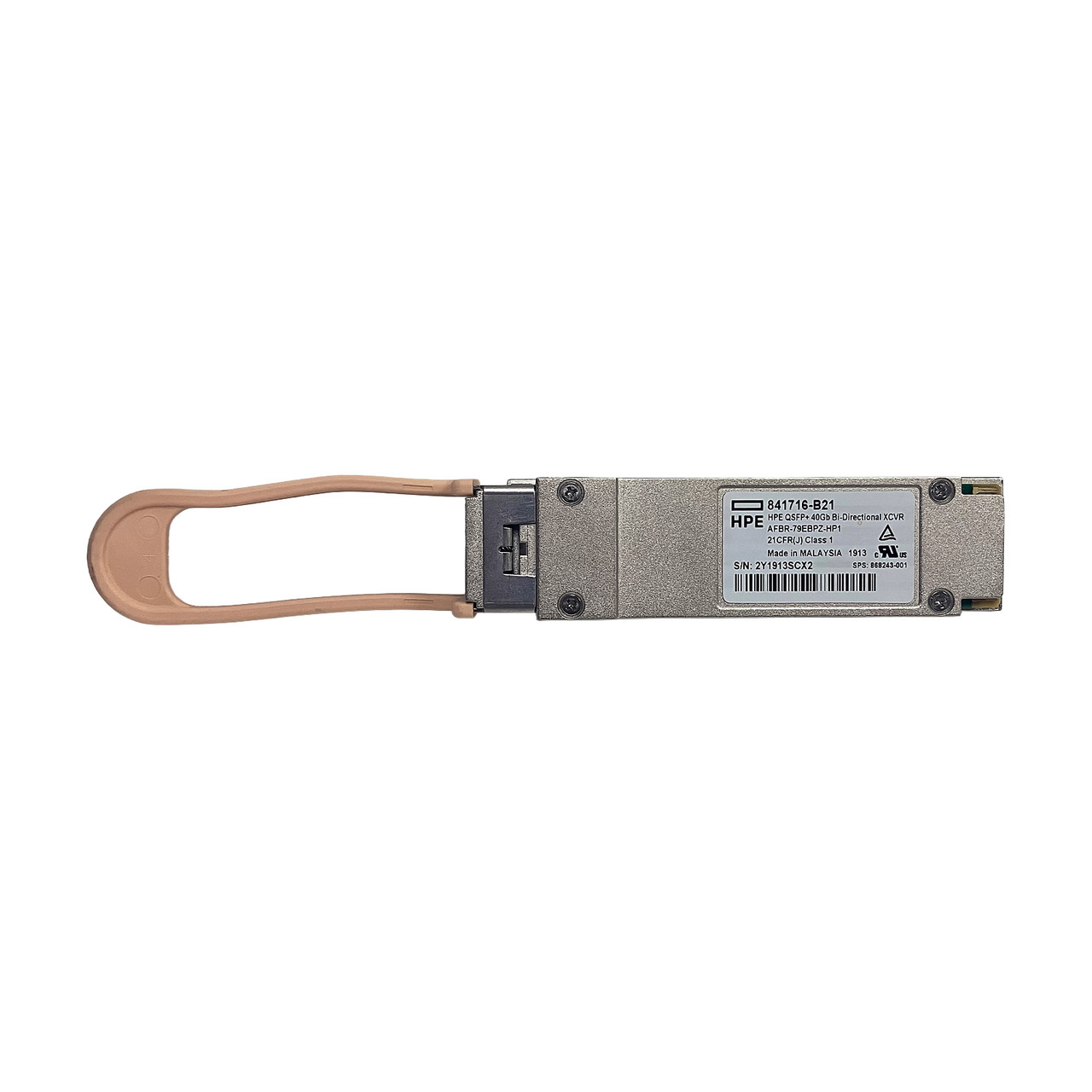 HPe 841716-B21 40GB QSFP+ BI-Directional Transceiver 868243-001