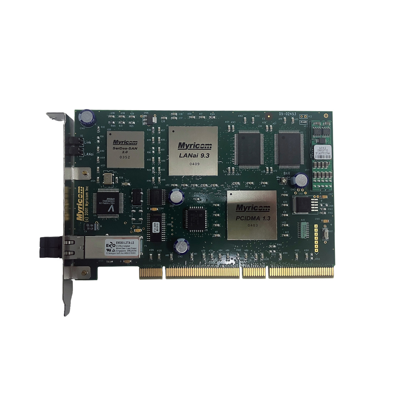 HP A6386A Hyperfabric2 PCI 4X fibre adapter A6386-60001 A6386-69001