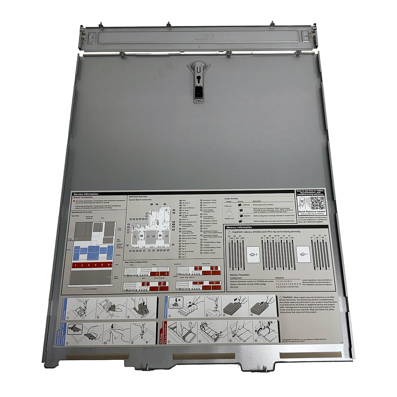 PowerEdge R740 R740XD Top Panel Kit