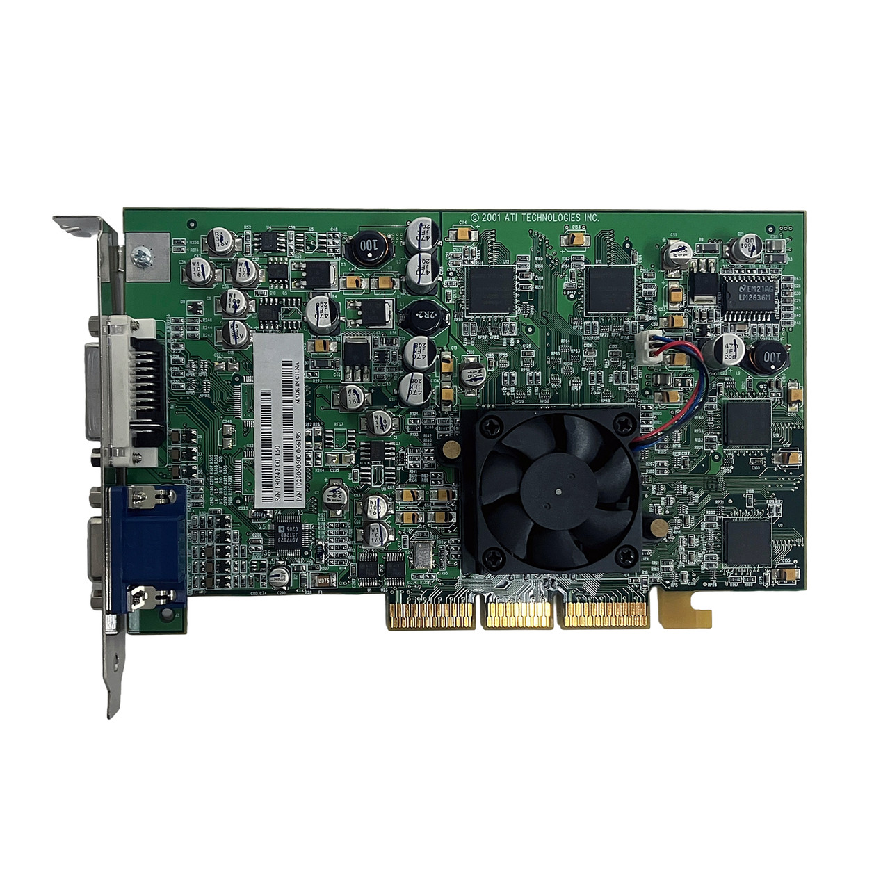 HPe 313486-001 ATI Fire GL 8800 128MB AGP Graphics Adapter 262281-002