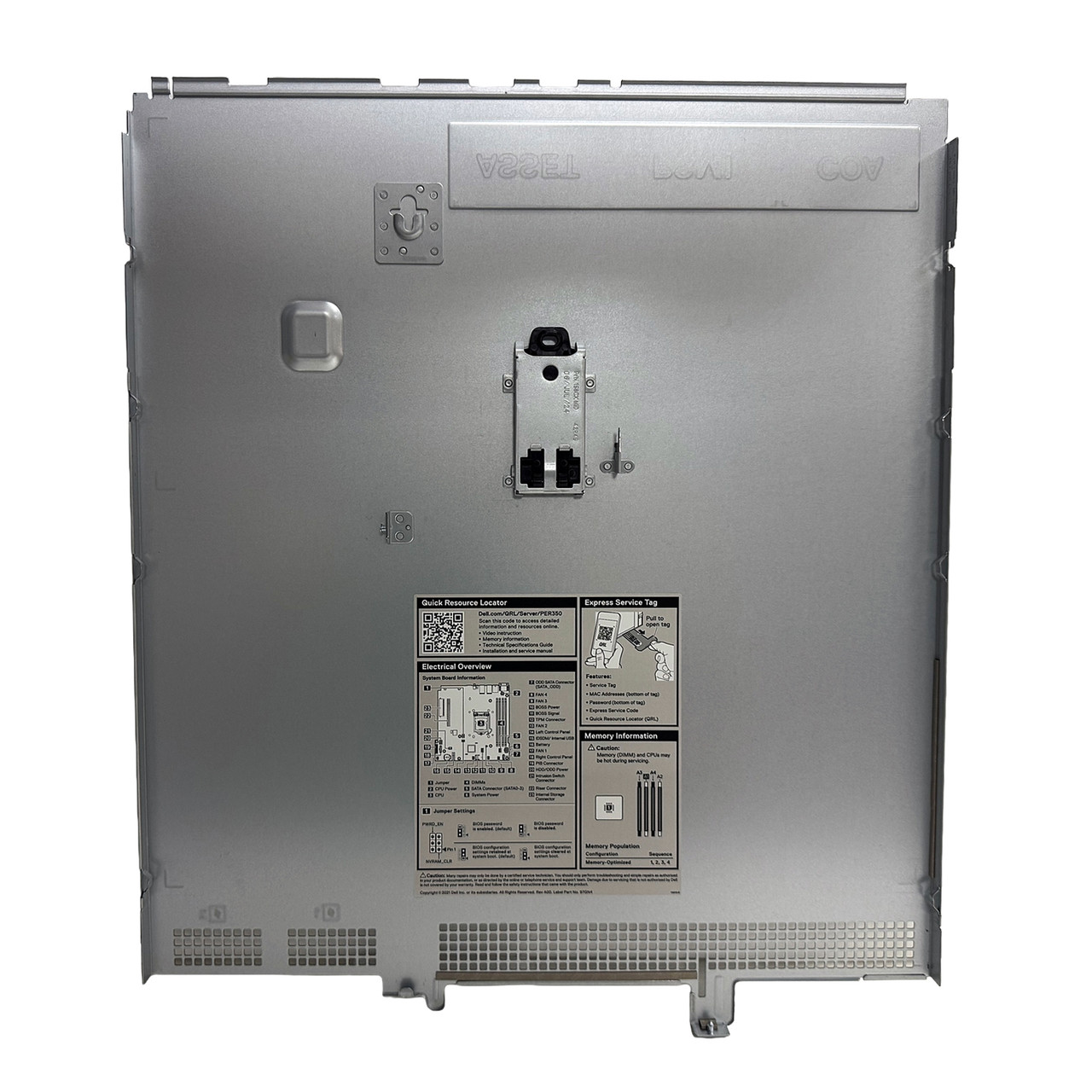 PowerEdge R350 Metal Top Panel