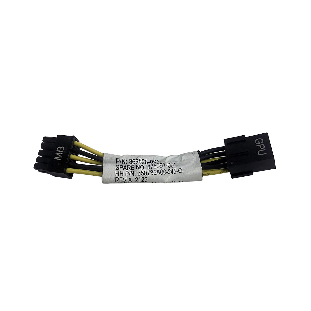 HPe 869828-001 10in 8pin to 10pin GPU Power Cable 
