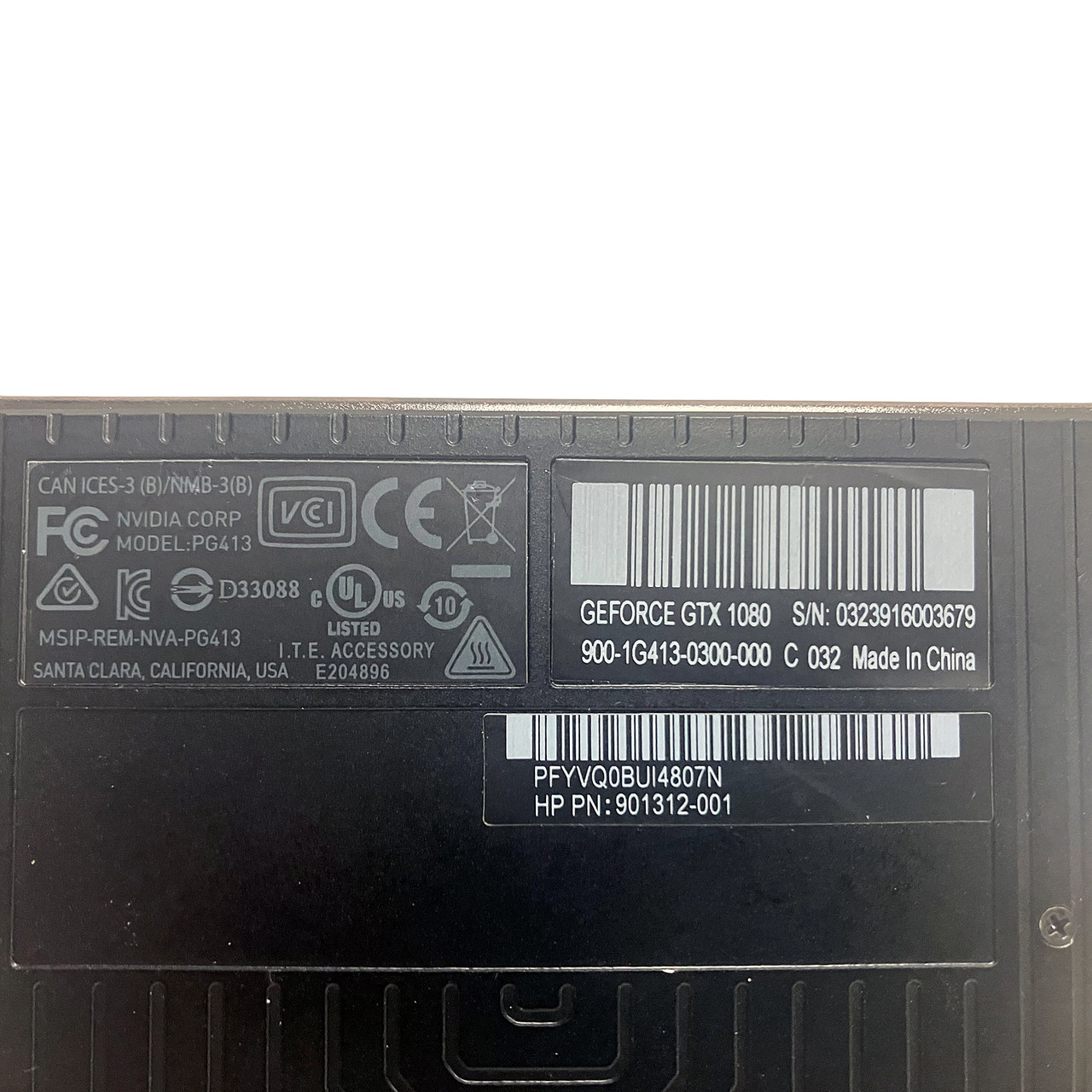HPe 901312-001 Nvidia GeForce GTX1080 8GB GDDR5X