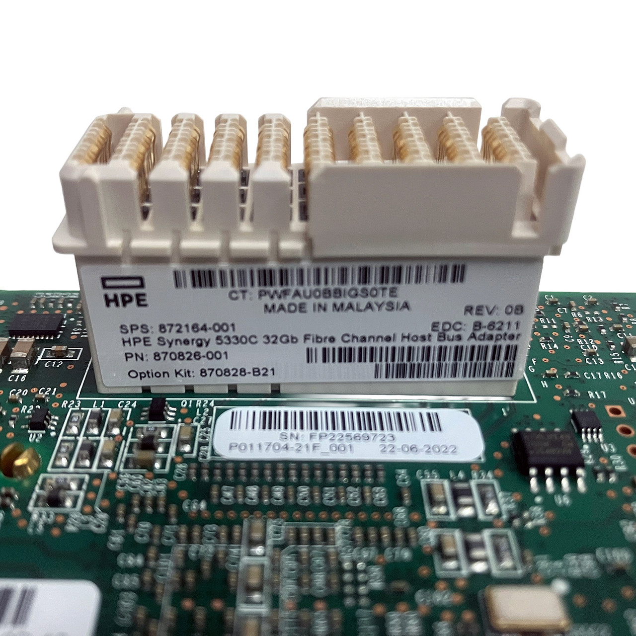 HPe 872164-001 Synergy 5330C 2 Port 32GB FC Adapter 870828-B21 870826-001