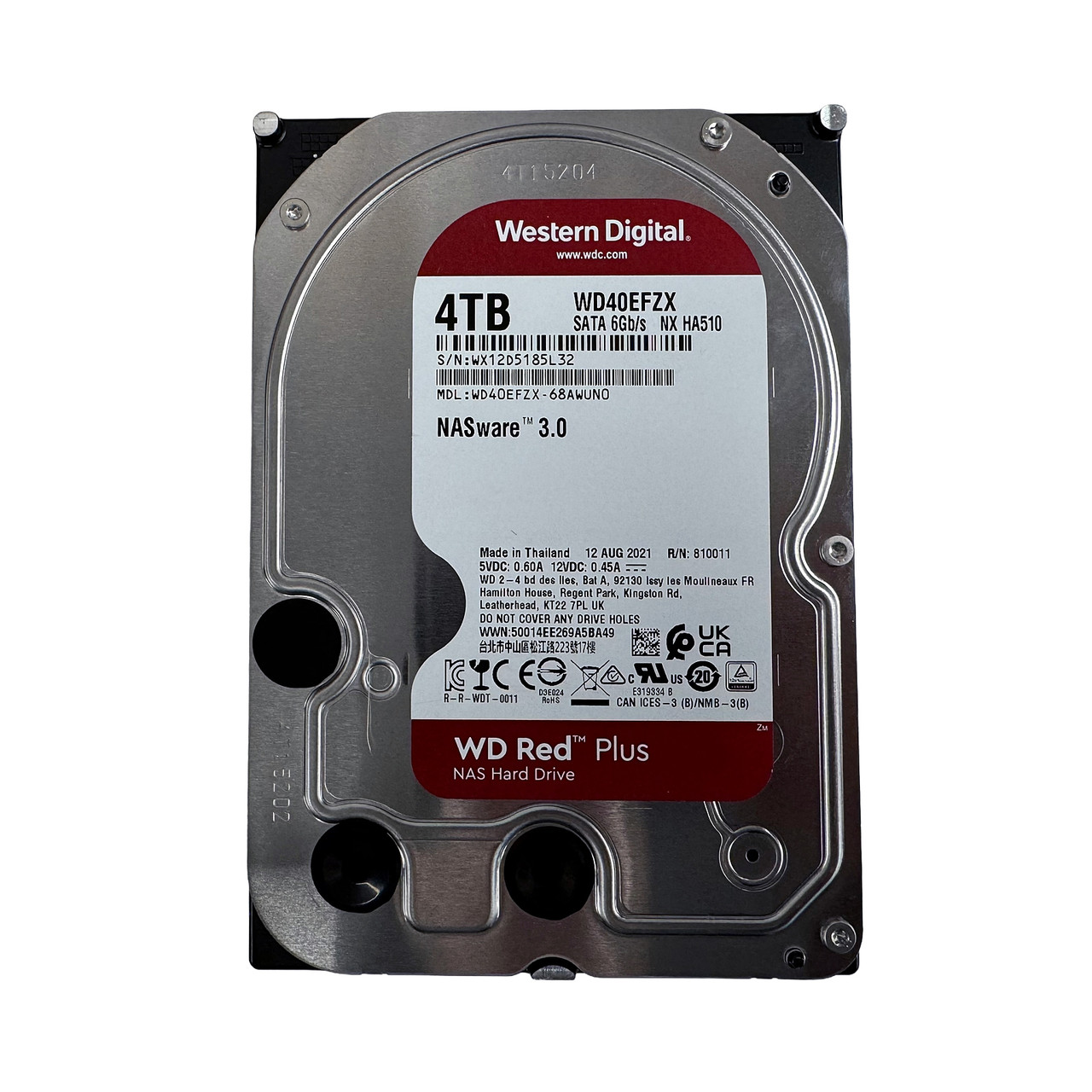 WESTERN DIGITAL WD40EFZX 4TB 7.2K 6G SATA 3.5" HDD WD40EFZX-68AWUN0