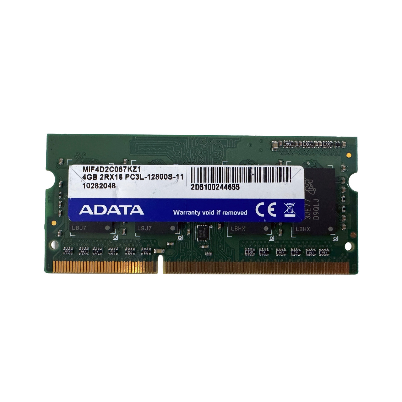 ADATA MIF4D2C087KZ1 4GB PC3L-12800S DDR3 SODIMM Memory Module