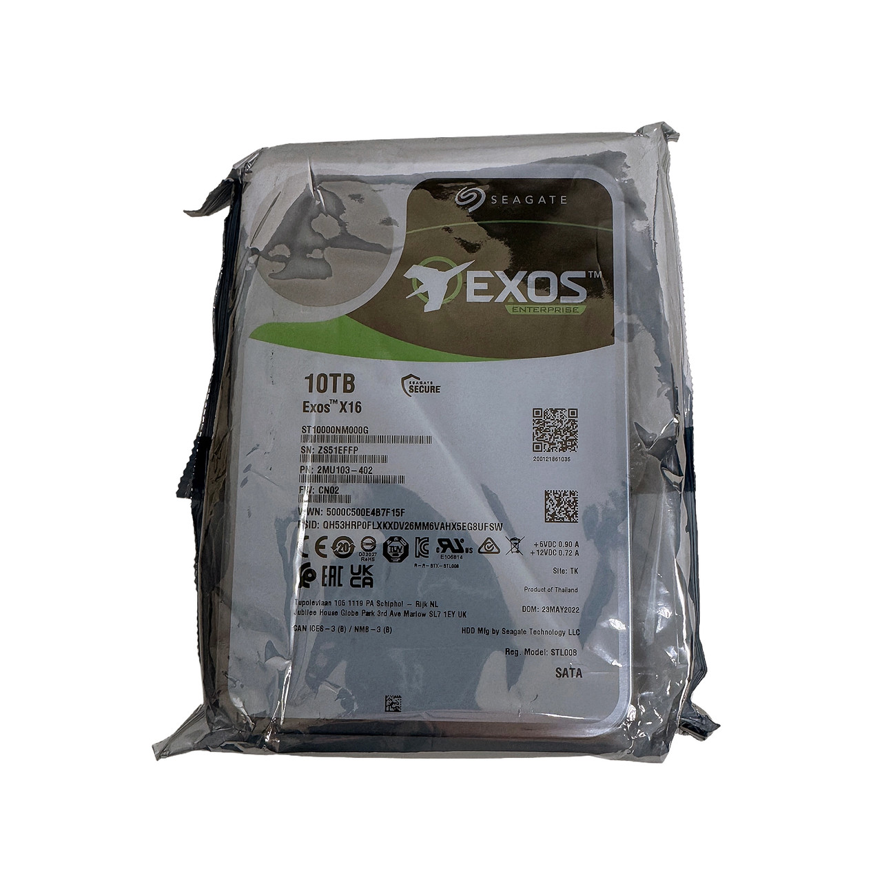 SEAGATE ST10000NM000G EXOS X16 10TB 7.2K 6G SATA 3.5" HDD ***NEW***